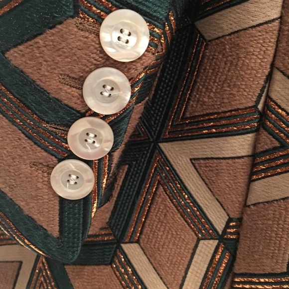 Gucci Tan and Copper Double Breasted Coat - Picture 6 of 8